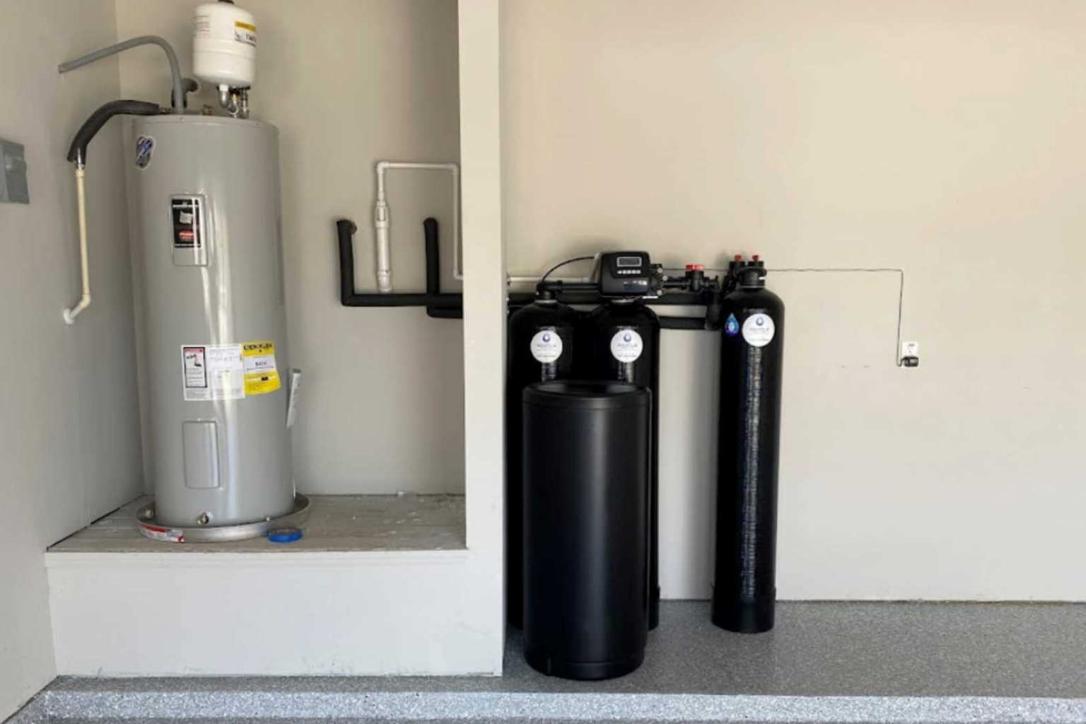 water treatment system installation