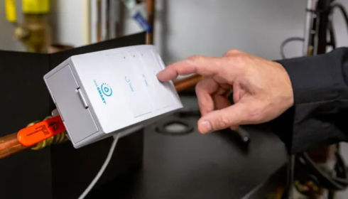 smart home water monitoring system install